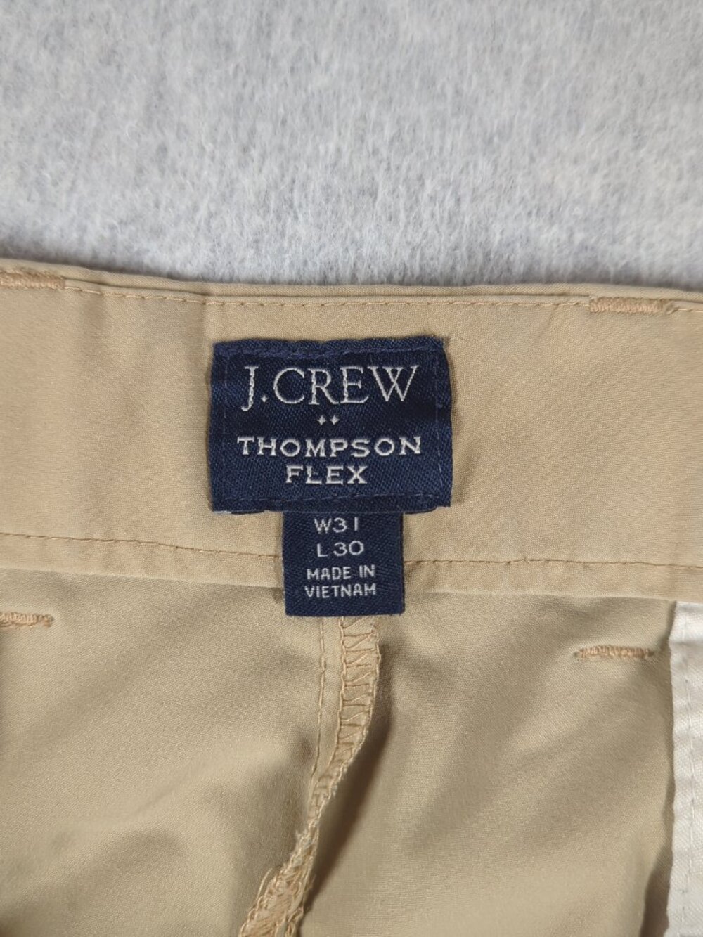 J.Crew Thompson Flex Pants Men's 31x30 (Fit 32x29) Tapered Lightweight Chino - Picture 3 of 12